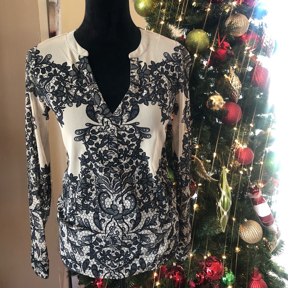 INC Long Sleeve Blouse!
